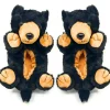 Kid's Plush Non Slip Slippers Homer the Black Bear