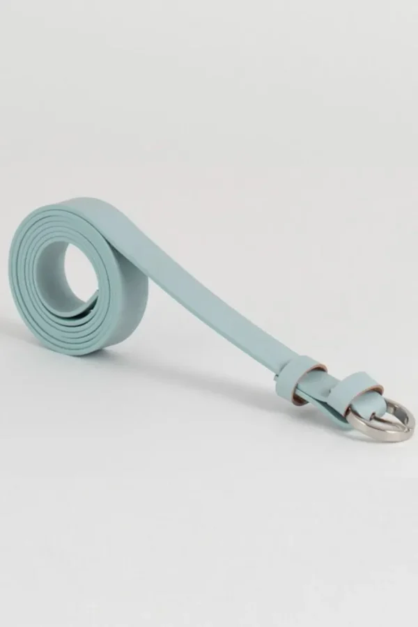 Labienhecha Leather Belt Light Blue