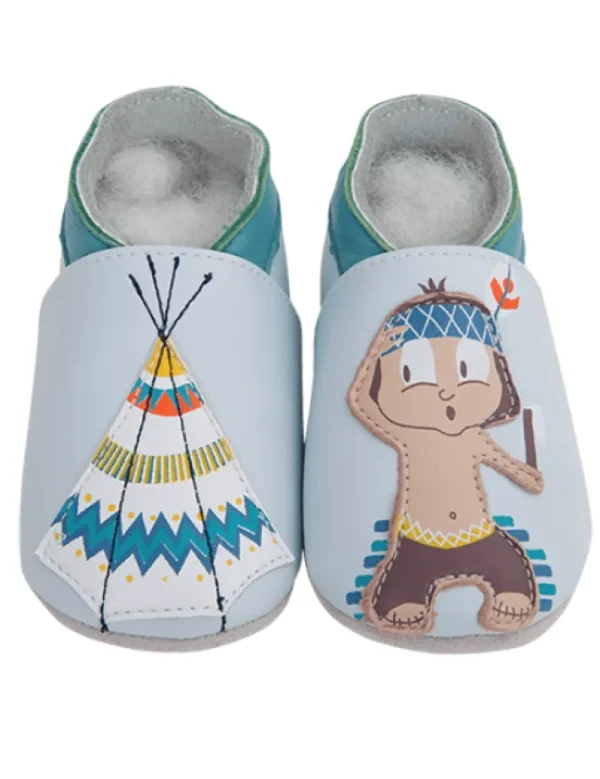 Lait et Miel Hjemmesko Indian and teepee