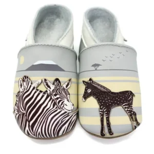 Lait et Miel Hjemmesko Zebra