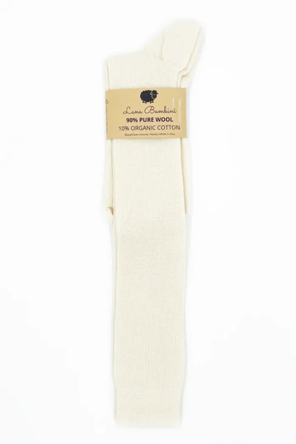 Lana Bambini Chiara Lungo Strømper Off White
