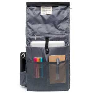 LEFRIK Roll Backpack Black