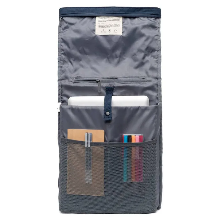 lefrik_roll_backpack_navy_1.webp LEFRIK Roll Backpack Navy