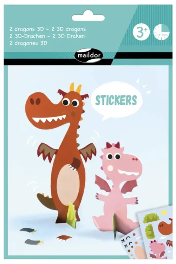 Maildor 3D Stickers Dragon 2 Stk