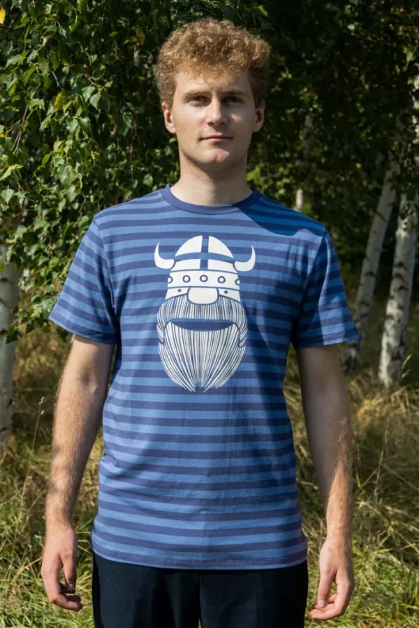 Mande Tee Grey Marine/Cold Blue ERIK