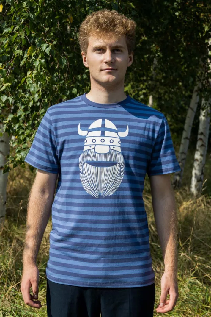 mande_tee_grey_marinecold_0.webp Mande Tee Grey Marine/Cold Blue ERIK