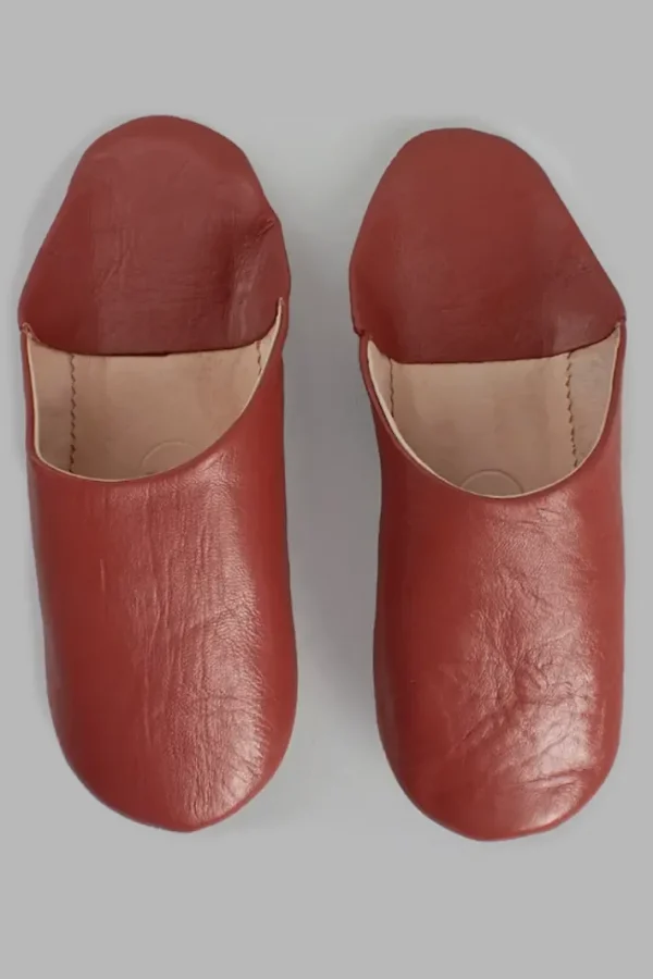 Marokkanske Babouche Tøfler Terracotta