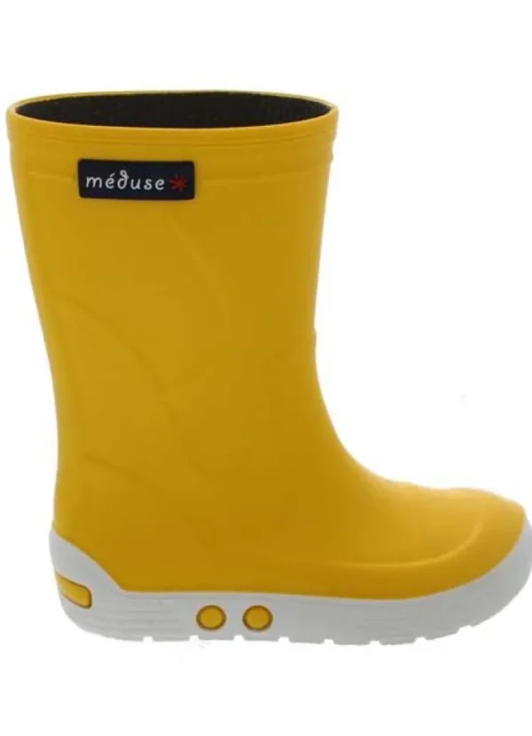 Meduse Rubber Boots Airport Jaune/Blanc