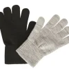 Melton 2-Pak Fingervanter Black/Grey