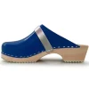 Mine Træsko Cobalt Blue/Silver
