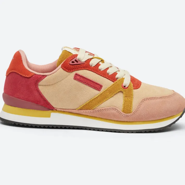mmoustache_andr_running_s_0-3.webp M.MOUSTACHE André Running Sneakers Suede Rose Nude Jaune
