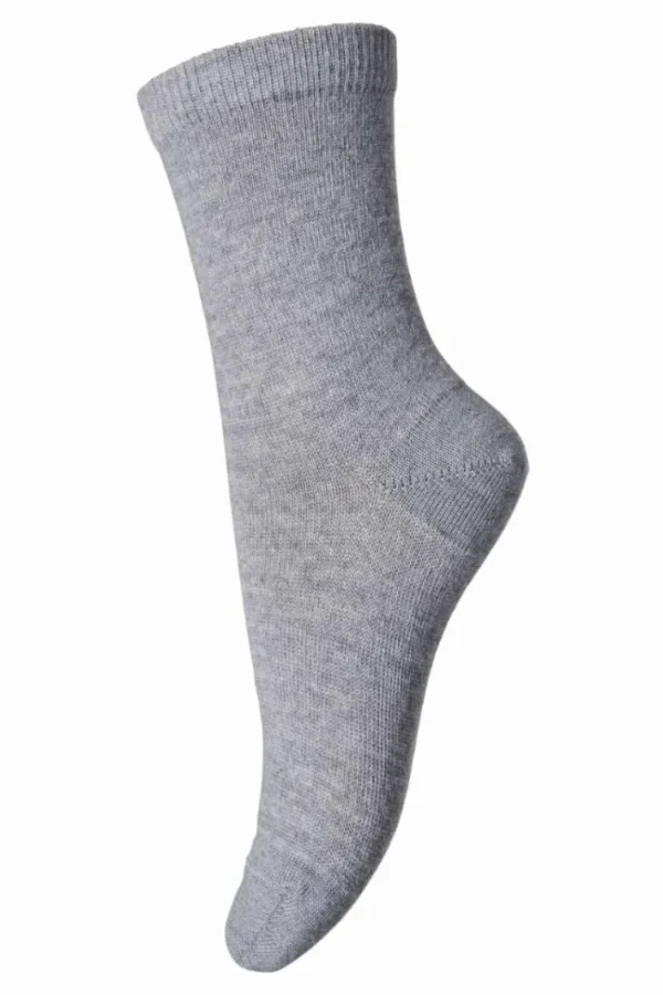 MP Wool/Cotton Socks Grey Melange-491
