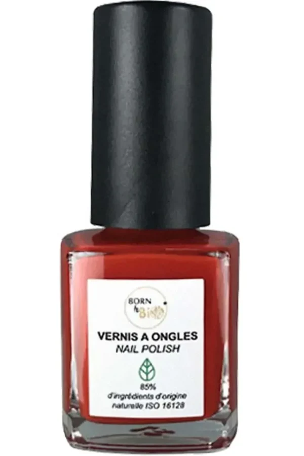 Natural Nail Polish Bright Red