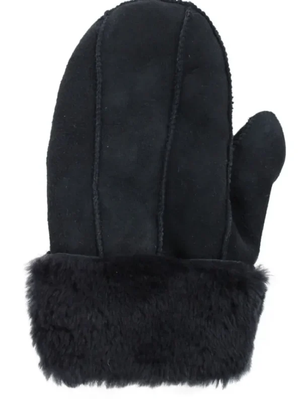 No Waste Sheepskin Gloves Navy