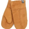 No Waste Sheepskin Kids Gloves Chestnut