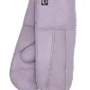 No Waste Sheepskin Napa Gloves Soft Purple