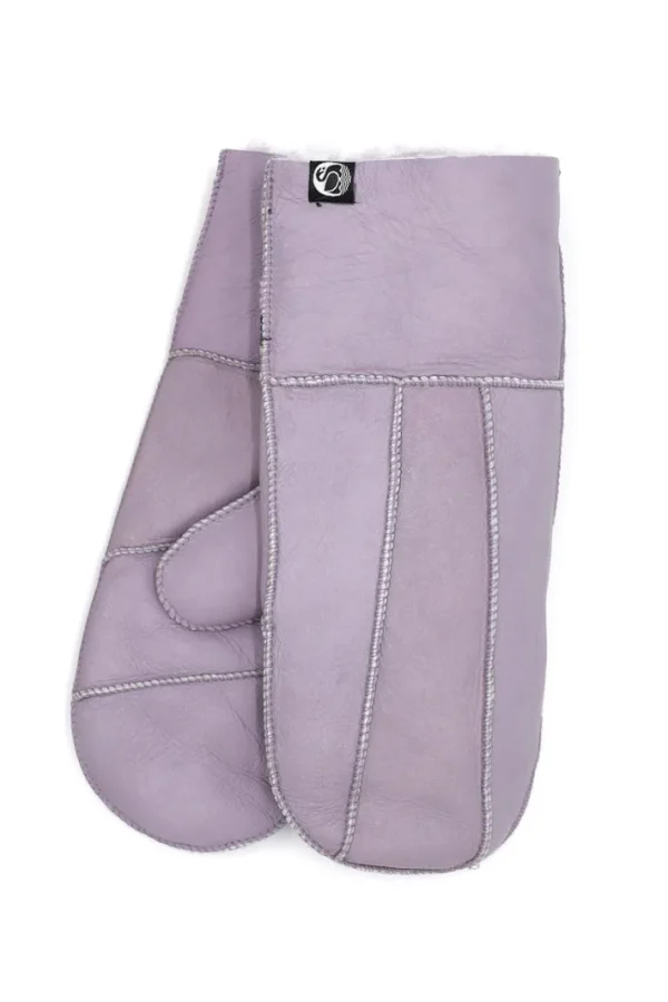 No Waste Sheepskin Napa Gloves Soft Purple