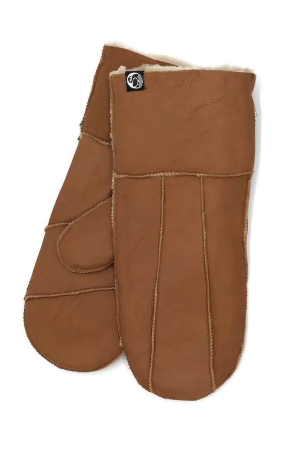 No Waste Sheepskin Napa Gloves - Camel