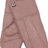 No Waste Sheepskin Napa Gloves Dark Pink