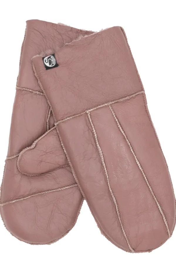No Waste Sheepskin Napa Gloves Dark Pink