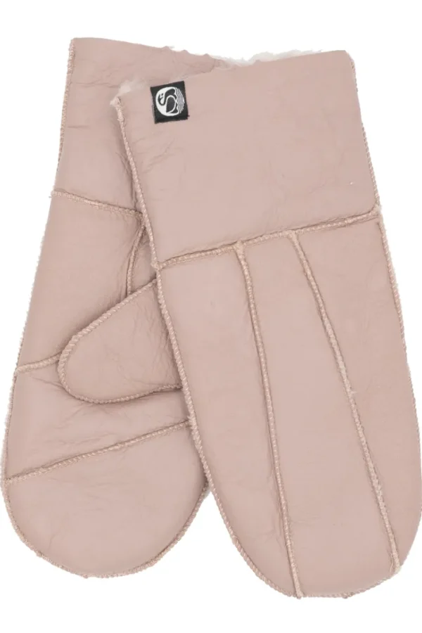 No Waste Sheepskin Napa Gloves Light Pink