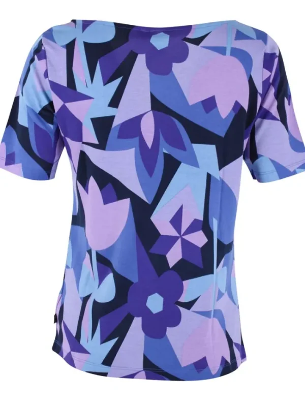 ORGANIC - Daneboat Neck Interlock Tee Dk Navy GEOFLEUR