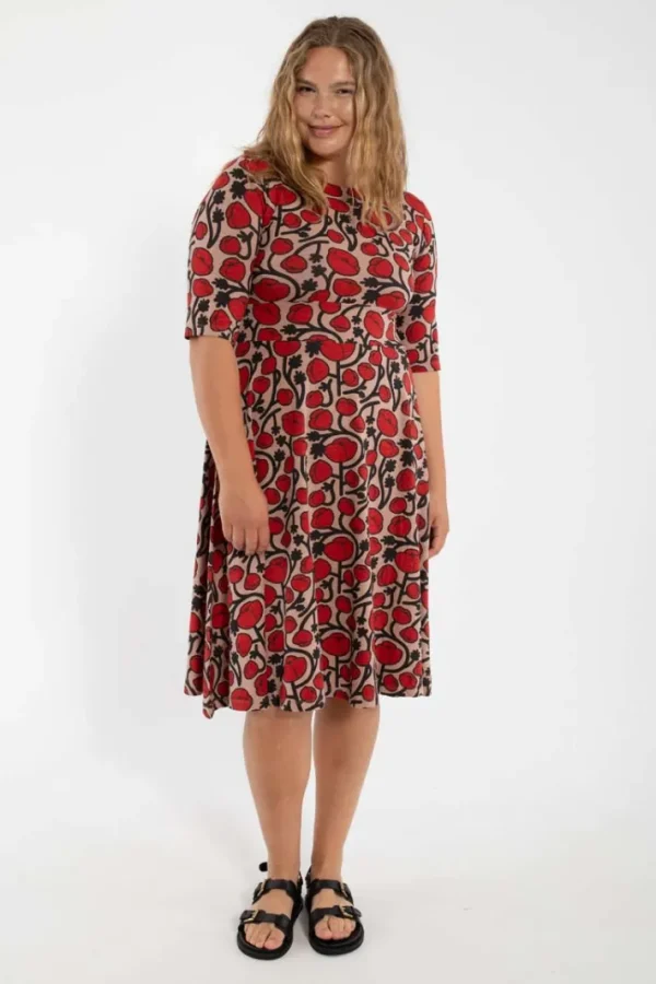 ORGANIC - Danecharlotte Slub Dress Rose Beige POPPY