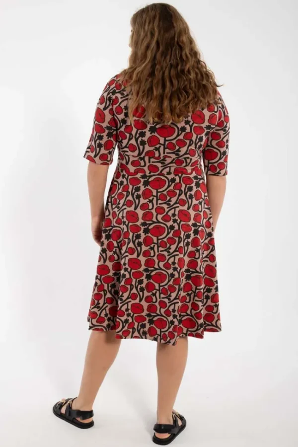 ORGANIC - Danecharlotte Slub Dress Rose Beige POPPY