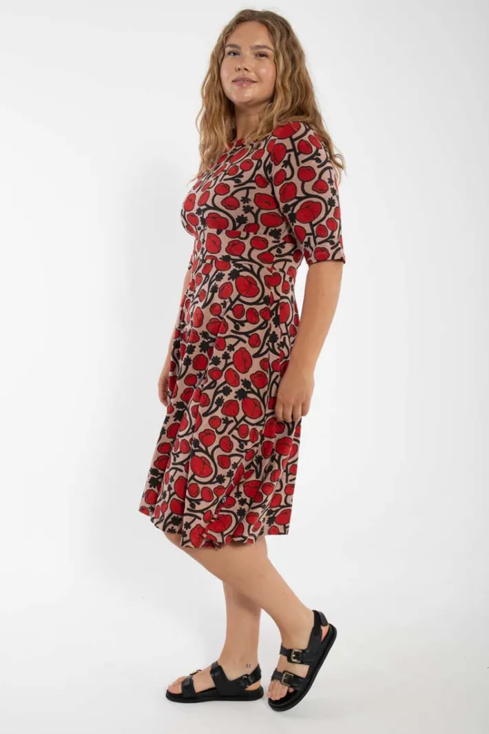 organic__danecharlotte_sl_2.webp ORGANIC - Danecharlotte Slub Dress Rose Beige POPPY