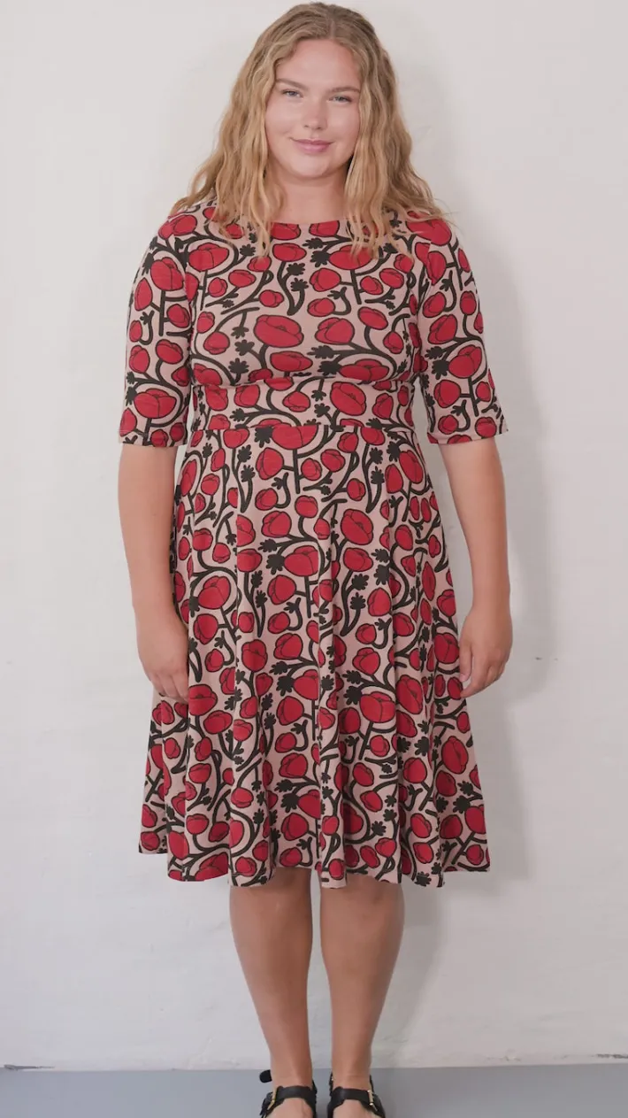 organic__danecharlotte_sl_6.webp ORGANIC - Danecharlotte Slub Dress Rose Beige POPPY