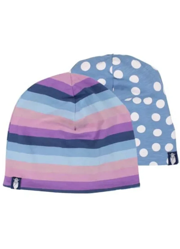 ORGANIC - Daneloeg Beanie Waterblue/Chalk-Fairy