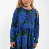 ORGANIC - Danemerete Dress Deep Blue MAXIBERRY