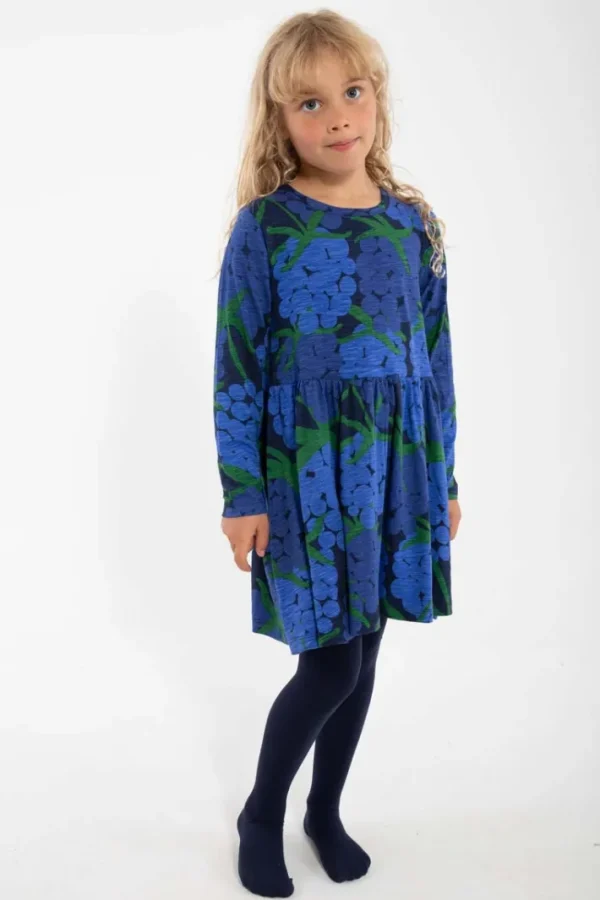 ORGANIC - Danemerete Dress Deep Blue MAXIBERRY