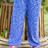 ORGANIC - Danenutmeg pants Deep Marine FLEURIE