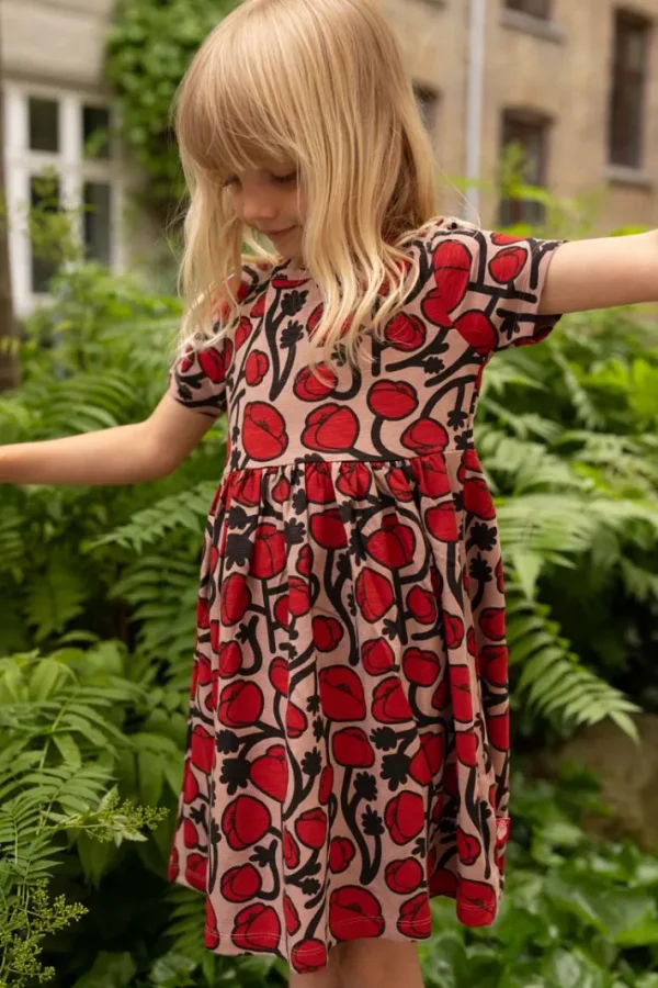 ORGANIC - Daneshellfish Dress Rose Beige POPPY