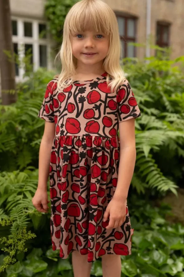 ORGANIC - Daneshellfish Dress Rose Beige POPPY