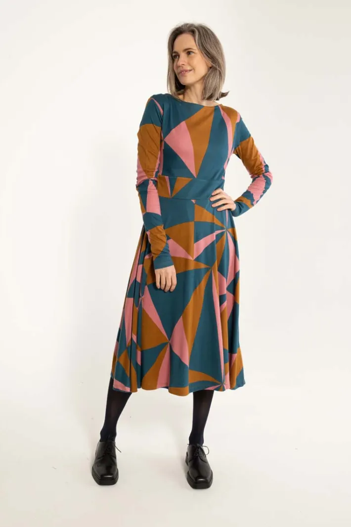 organic__danesigrid_inter_0-1.webp ORGANIC - Danesigrid Interlock Dress Tobacco TRIANGULATE