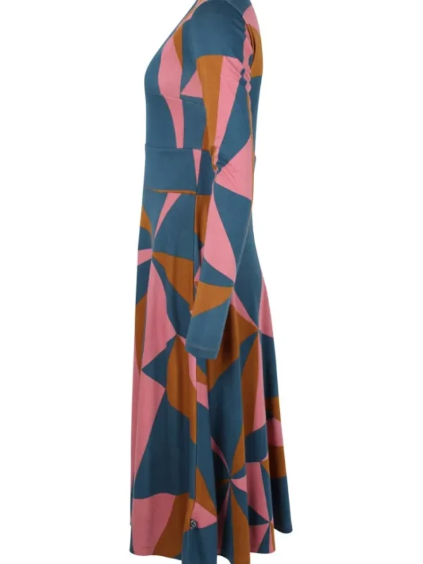 ORGANIC - Danesigrid Interlock Dress Tobacco TRIANGULATE