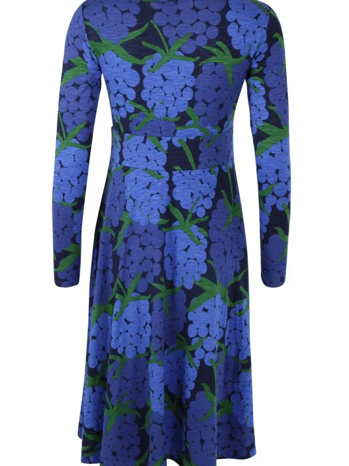 organic__danesigrid_visco_4.webp ORGANIC - Danesigrid Viscose Slub Dress Deep Blue MAXIBERRY