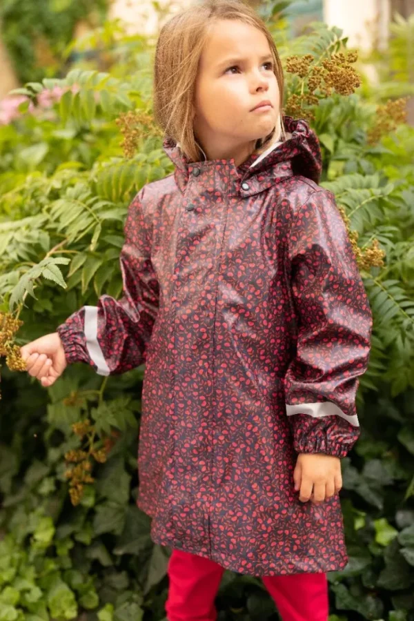 Regndans Rainjacket Dark Navy FLEURIE