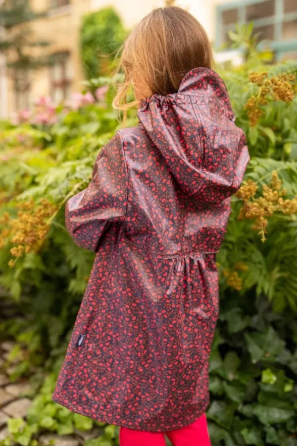 Regndans Rainjacket Dark Navy FLEURIE