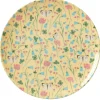 Rice Melamine Dessert Tallerken Mild Yellow SWEET BUTTERFLY