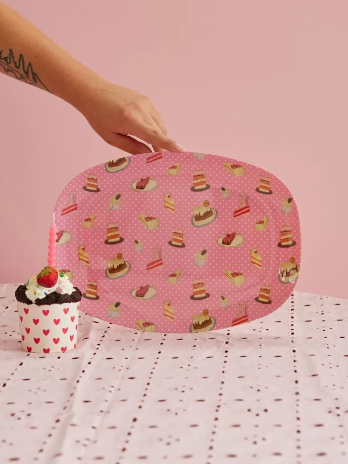 rice_stor_rektangulr_brne_2.webp Rice Stor Rektangulær Børnetallerken Pink Sweet Cake
