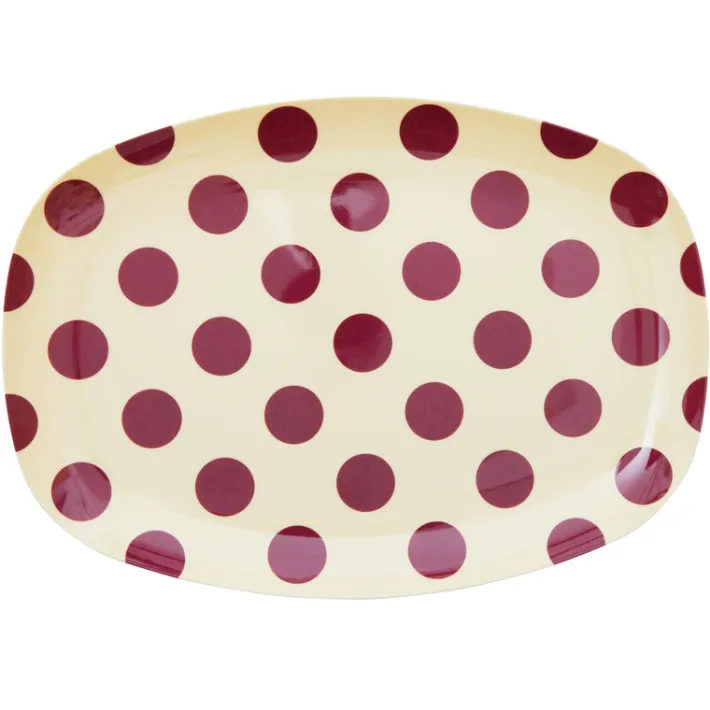 rice_stor_rektangulr_midd_0.webp Rice Stor Rektangulær Middagstallerken Lilla Dots Print