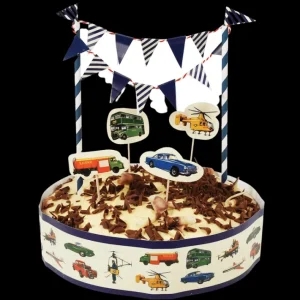RL Cake Bunting Vintage Transport
