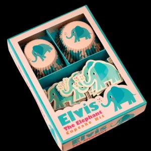 RL Cupcake Kit Elvis the elephant