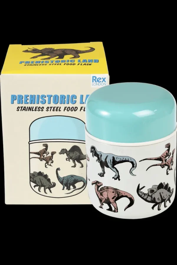 RL Food Flask Stainless Steel Prehistoric Land