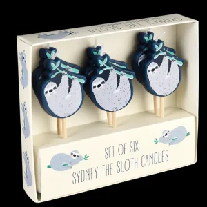 RL Party Candles - 6 stk Sydney the sloth