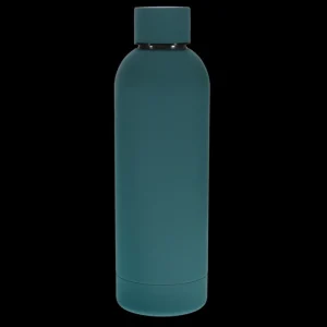 RL Rubber coated steel bottle Petrol blue
