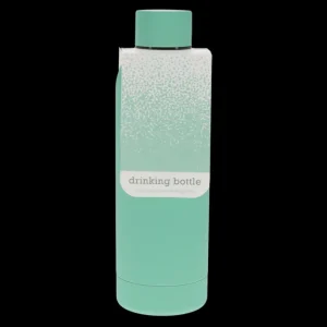RL Rubber coated steel bottle Mint green